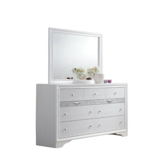Sadeel White Dresser Mirror