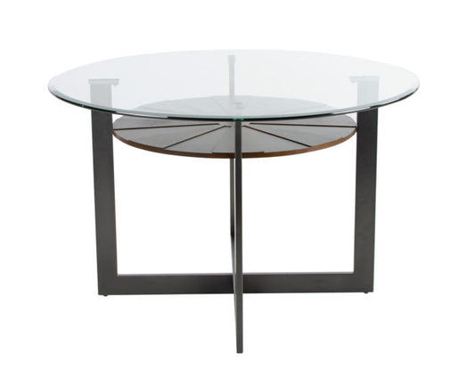 Olson 5 Piece Set (Glass Top Table & 4 Side Chairs)