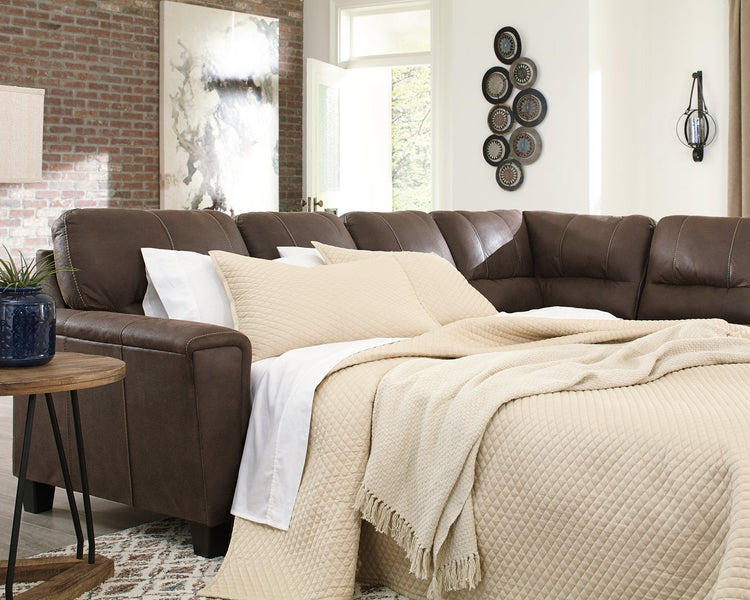 Navi 2-Piece Sleeper Sectional with Chaise