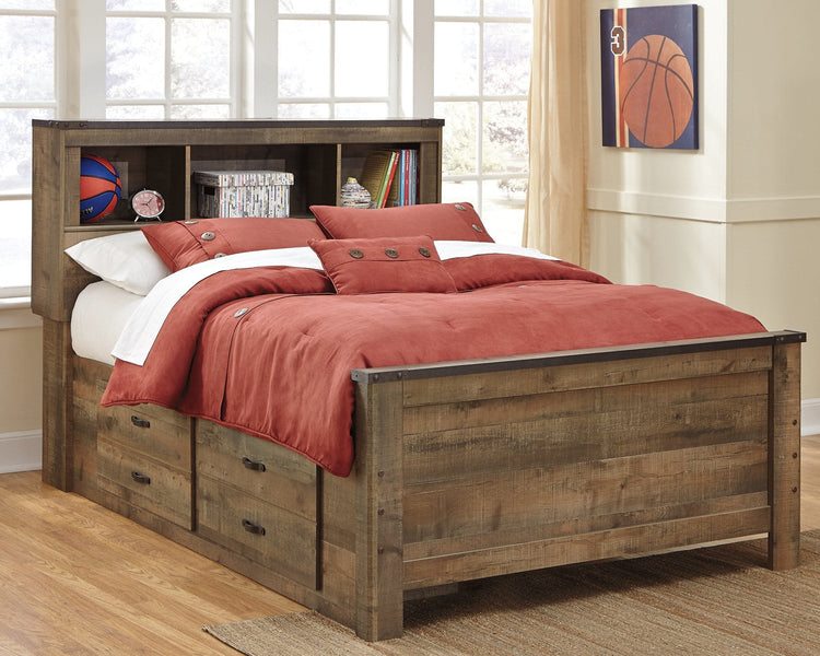 Trinell Bed with 2 Storage Drawers