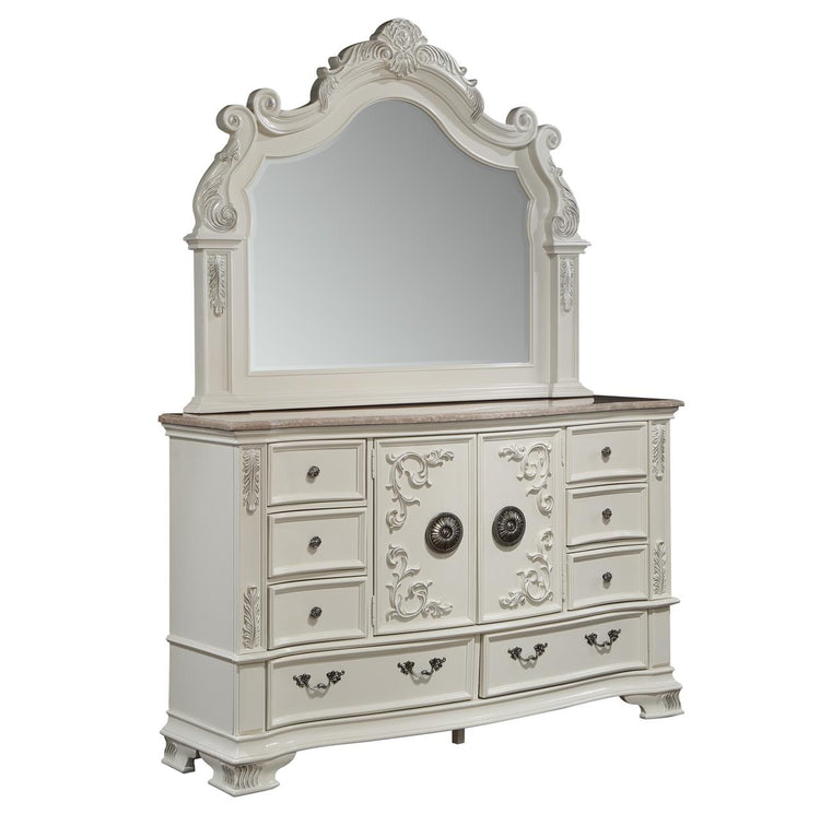 Austin Queen Bed, Dresser, Mirror & Nightstand