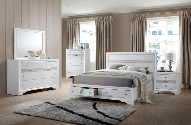 Sadeel Queen Bed, Dresser, Mirror & Nightstand