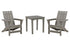 Visola Outdoor Adirondack Chair Set with End Table image