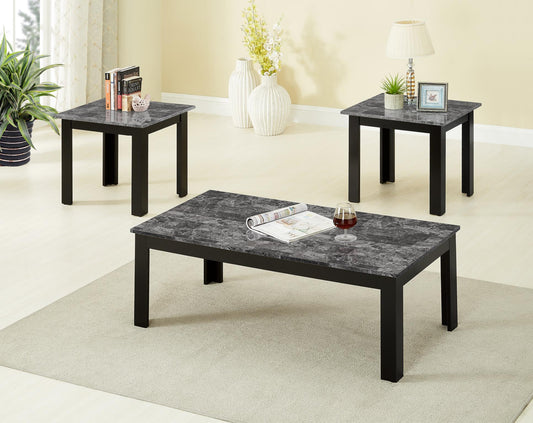 Luna - 3 PC Coffee Table Set, Occasional, MDF, Gray Box: 1 of 1 Each