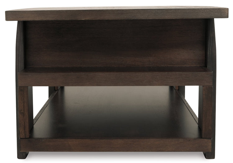 Vailbry Coffee Table with Lift Top