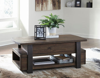 Vailbry Coffee Table with Lift Top