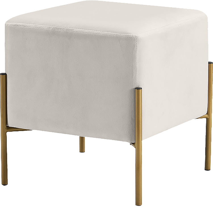 Isla Velvet Ottoman/Stool