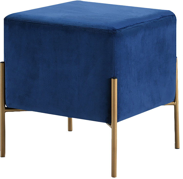 Isla Velvet Ottoman/Stool