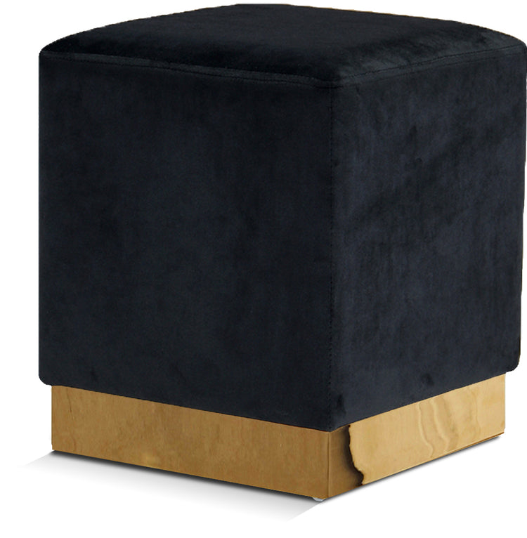 Jax Velvet Ottoman/Stool