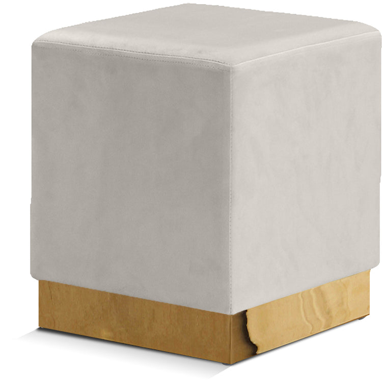 Jax Velvet Ottoman/Stool