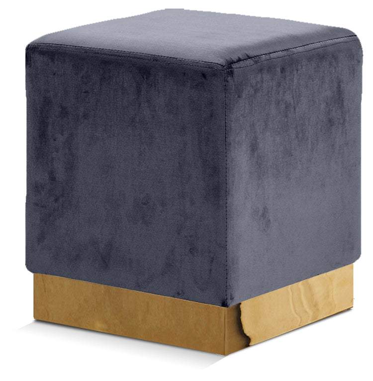 Jax Velvet Ottoman/Stool