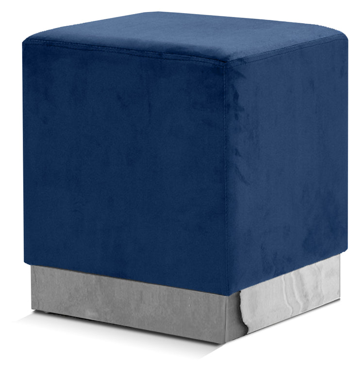 Jax Velvet Ottoman/Stool