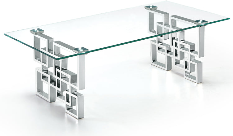 Alexis Chrome Coffee Table