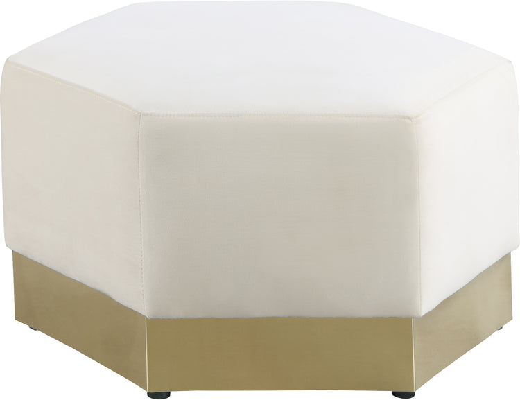 Marquis Velvet Ottoman