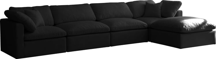 Plush Velvet Standard Cloud Modular Sectional