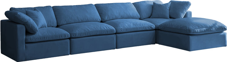 Plush Velvet Standard Cloud Modular Sectional