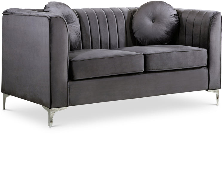 Isabelle Velvet Loveseat