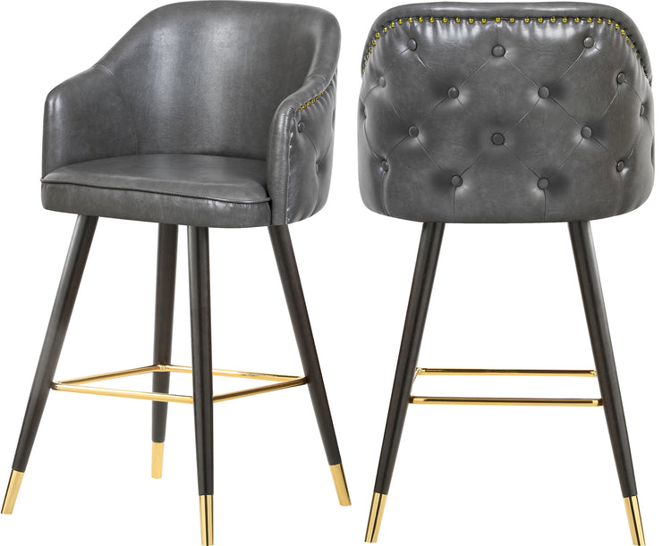 Barbosa Faux Leather Counter/Bar Stool
