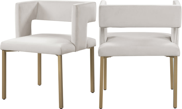 Caleb Velvet Dining Chair