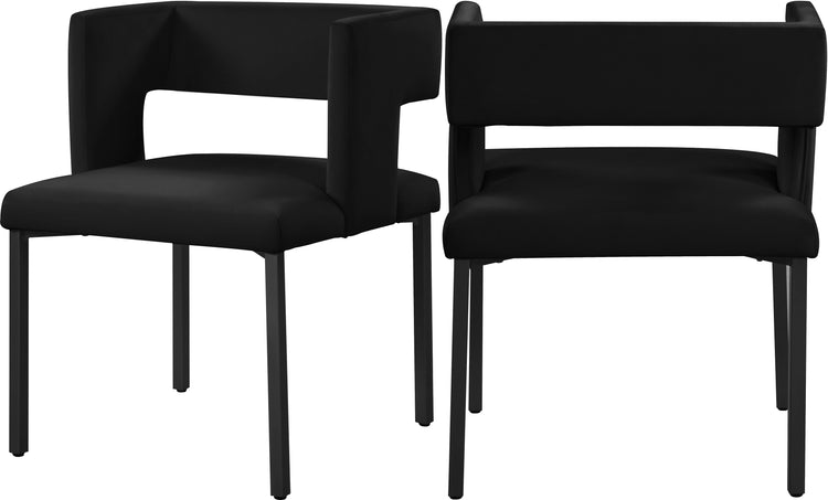 Caleb Velvet Dining Chair