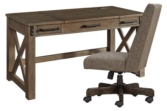 Aldwin Home Office Desk with Chair image