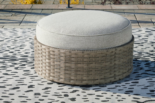 Calworth Outdoor Ottoman with Cushion image