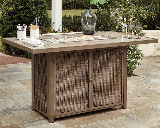 Beachcroft Bar Table with Fire Pit image