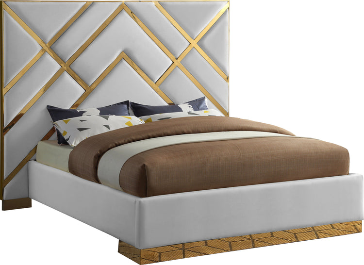 Vector Velvet Queen Bed