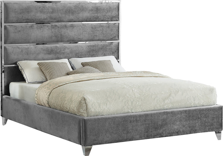 Zuma Velvet King Bed